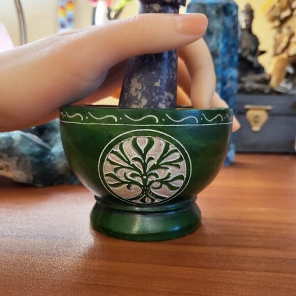 Tree of Life Mortar‎ and Pestle - Picture 4 of 4